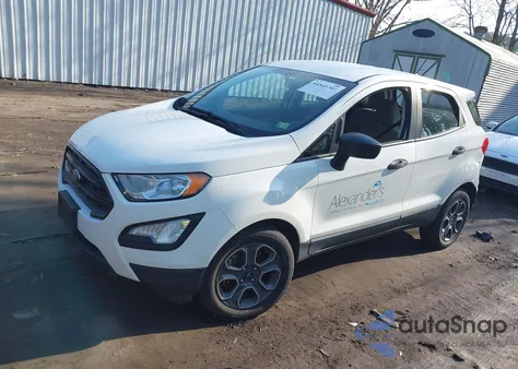 2019 Ford Ecosport S from USA, damaged, VIN MAJ3S2FE2KC274815